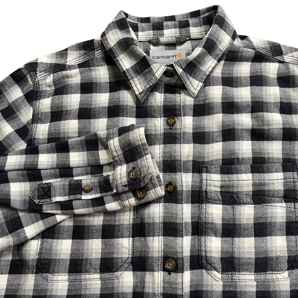 Carhartt Buffalo Plaid‎ Button Down Long Sleeve Shirt - Women's Medium